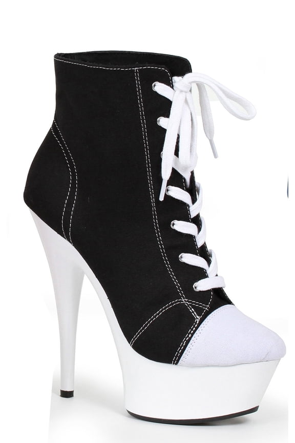 609-Sneaks 6" Heel Athletic Women's Bootie