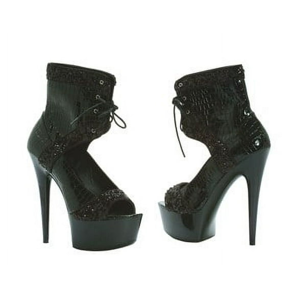 609-VIPER, 6" Multi Buckle Quilted Stiletto Shoes