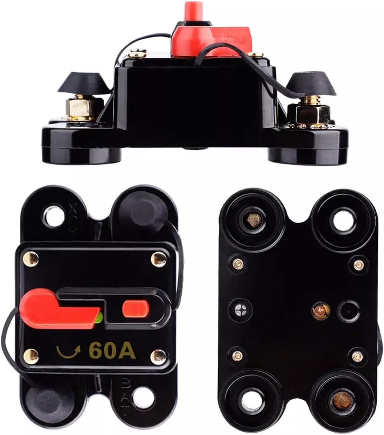 5er-Set MEGA-Sicherung 60A 80A 100A 125A 200A 250A 300A 70V für 48V