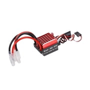 60A ESC Rc 60A ESC Remote Control Car ESC Brushed Electric Speed Controller 6V/2A BEC Replacement for 1/10 -4 -6 D90 HSP RC 4WD Axial SCX10 HPI DIY Car