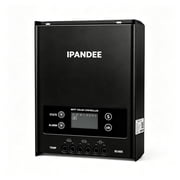 IPANDEE MPPT 60A Solar Charge Controller,12V 24V 36V 48V Auto, 200V Max Input for Home RV, APP Monitoring Modbus Support 99.9% Tracking Efficiency