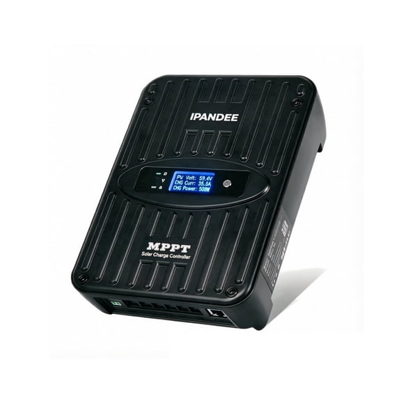 IPANDEE 60A MPPT Solar Charge Controller 12V/24V Auto,150V Max PV Input, 99.5% Efficiency RS485 Modbus Support IP42 for RV Marine Home Off-Grid