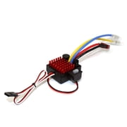 60A RC Brushed ESC Controller Dustproof ESC for 110 RC Offroad Crawlers RC Boat