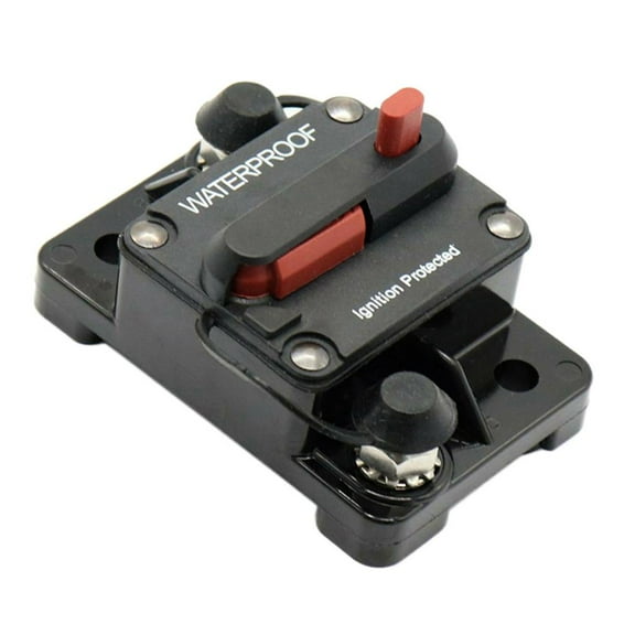 60AMP Circuit Breaker Waterproof 12/36V Fuse Manual Reset Truck Switch Hot