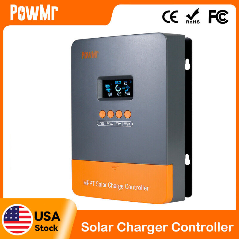 60Amp MPPT Solar Charger Controller 12V/24V/36V/48V Auto Solar Panel Regulator