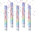 thumbnail image 1 of 60CM Birthday Confetti Cannon – Multicolor Pastel Round Paper Popper, Compressed Air Celebration Tube for Party Decoration, 1 of 7