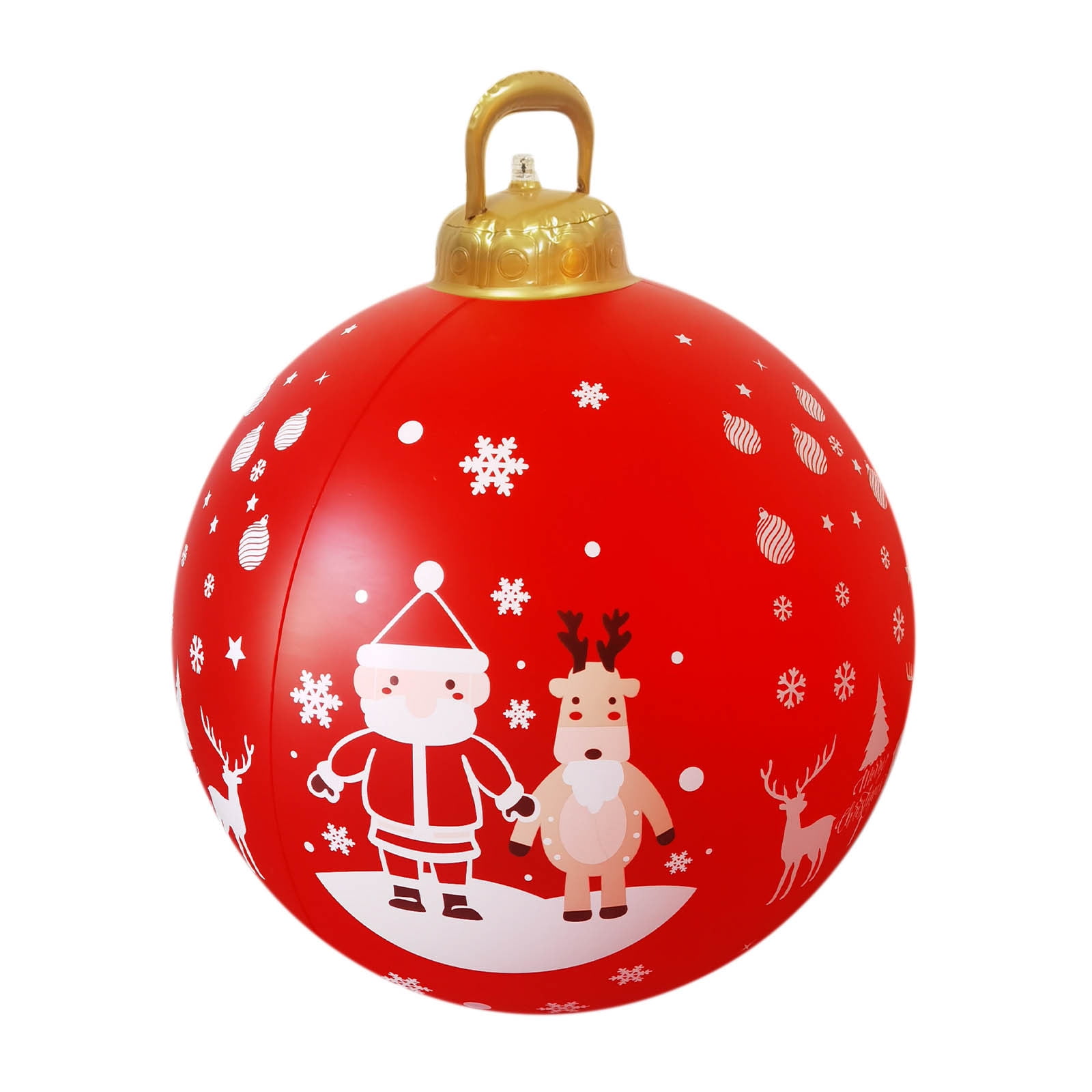 60CM Outdoor Christmas Inflatable Decorated Ball Giant Christmas