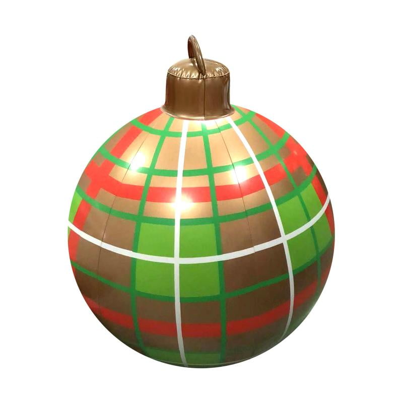 60CM Outdoor Christmas Inflatable Decorated Ball PVC Giant Big Balls