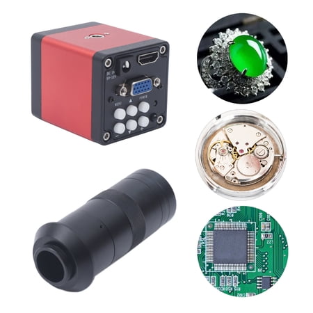 60FPS HDMI Microscope Camera VGA Camera Industrial USB Lens 1080p Remote Control