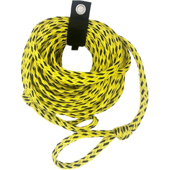 60FT Boat Tow Rope for Tubing, Tube Boating Ropes Heavy Duty Thick for Ski Float Water Skiing with Floating Foam Wakeboard Towable Tube