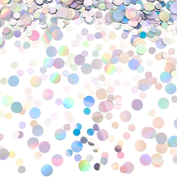 60G Paper Table Scatter Confetti for Party Decorations Flat Round Colorful 6~10x0.02mm DIY