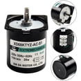 thumbnail image 1 of 60KTYZ 28W Permanent Magnet Synchronous Reduction Motor AC220V 2.5-110RPM CW/CCW, 1 of 11