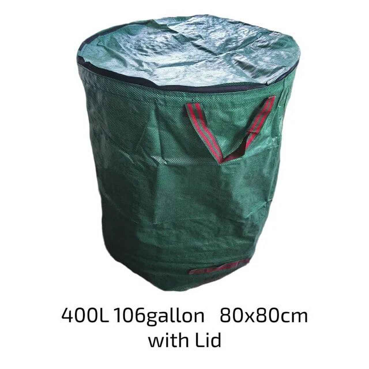 60L400L Yard Fallen Leaves Trash Garbage Bags Plant Clippings Bag