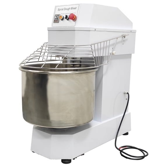60L Dough Mixer Double Acting Double Speed Spiral Flour Mixer 220V 3PH