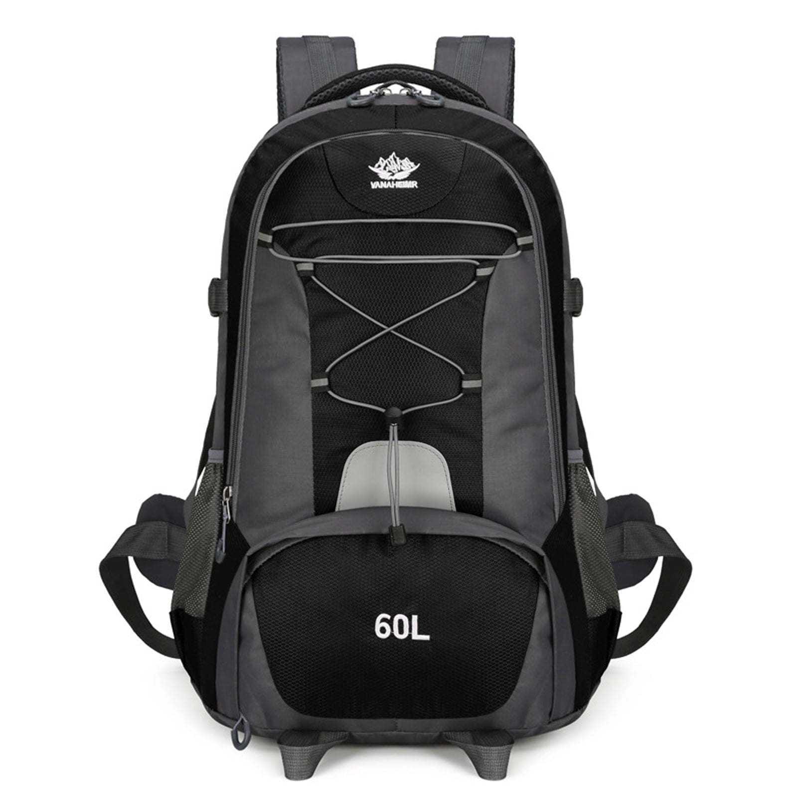 60L Hiking Backpack Travel Backpack with Anti-Splash Fabric Multi ...