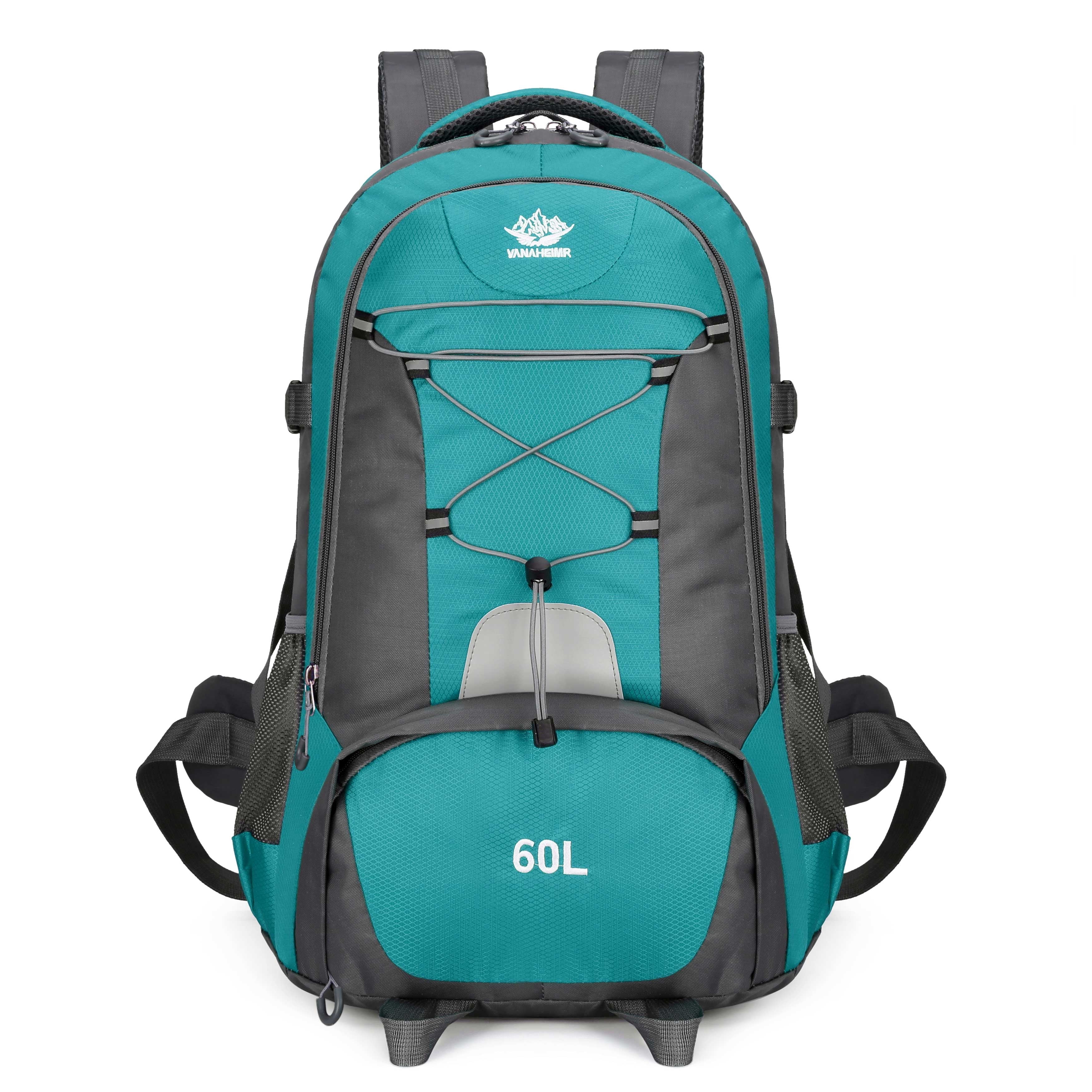 60L LightWeight Hiking Camping Backpack,Hunting Climbing Backpack for Outdoor,Backpack Water Resistant,Tactical Backpack for Men Women