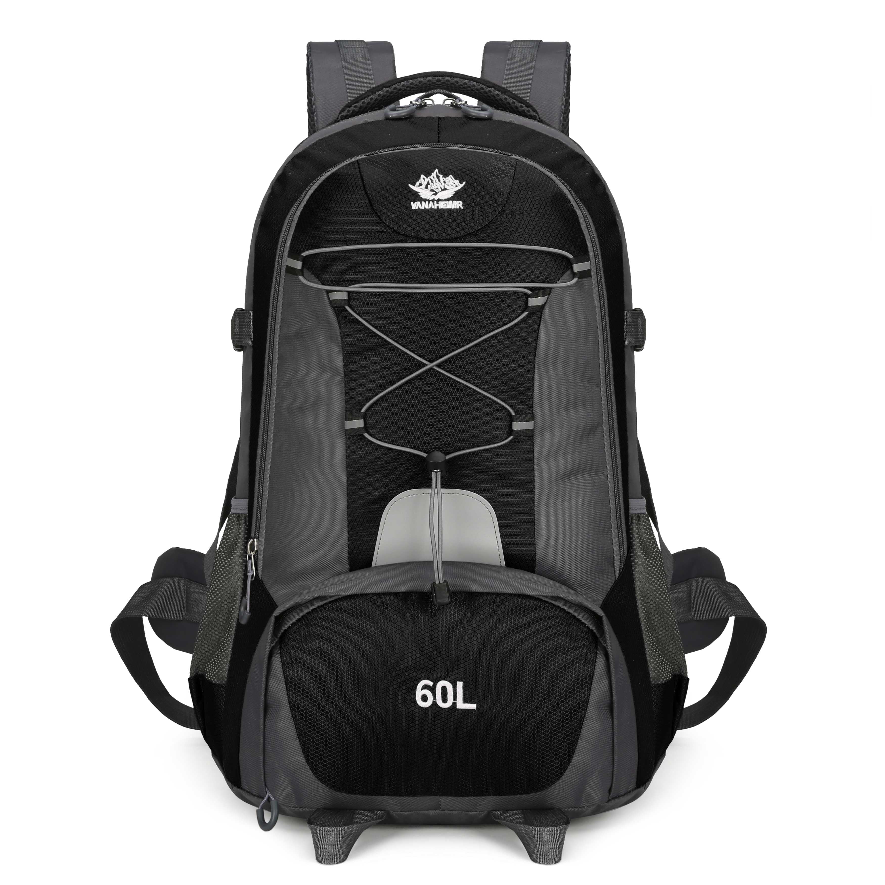 60L Lightweight Hiking Camping Backpack,Hunting Climbing Backpack for Outdoor,Backpack Water Resistant,Tactical Backpack for Men Women