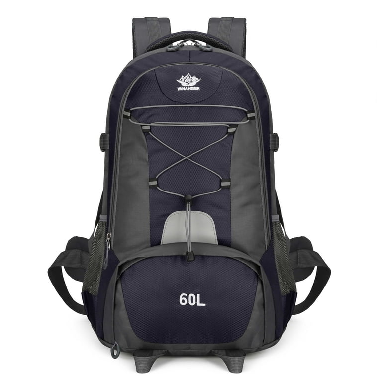 YFREAL 60l Lightweight Hiking Camping Backpack,Hunting Climbing Backpack for Outdoor,Backpack Water Resistant,Tactical Backpack for Men Women, Adult