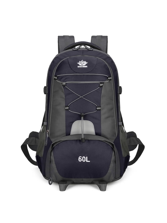 60L Lightweight Hiking Camping Backpack,Hunting Climbing Backpack for Outdoor,Backpack Water Resistant,Tactical Backpack for Men Women
