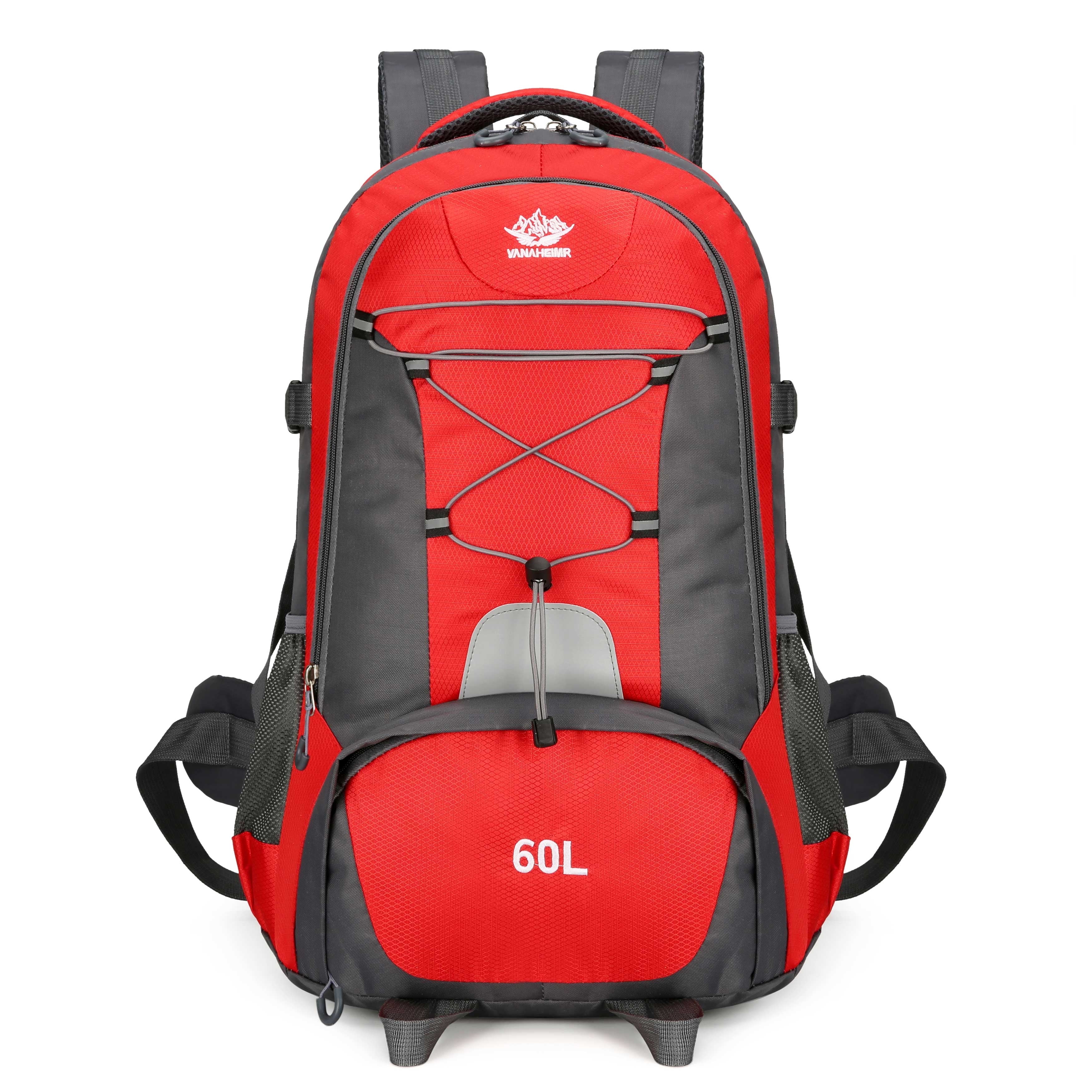 60L Lightweight Hiking Camping Backpack,Hunting Climbing Backpack for Outdoor,Backpack Water Resistant,Tactical Backpack for Men Women