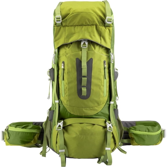 60L Internal Frame Hiking Backpack  Camping Backpack with Rain Cover