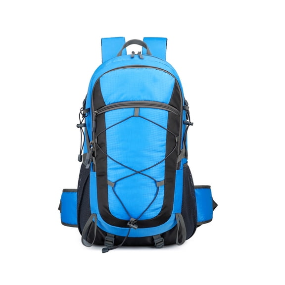 60L Large Capacity Waterproof Hiking Backpack for Outdoor Camping Core Rucksacks, Blue