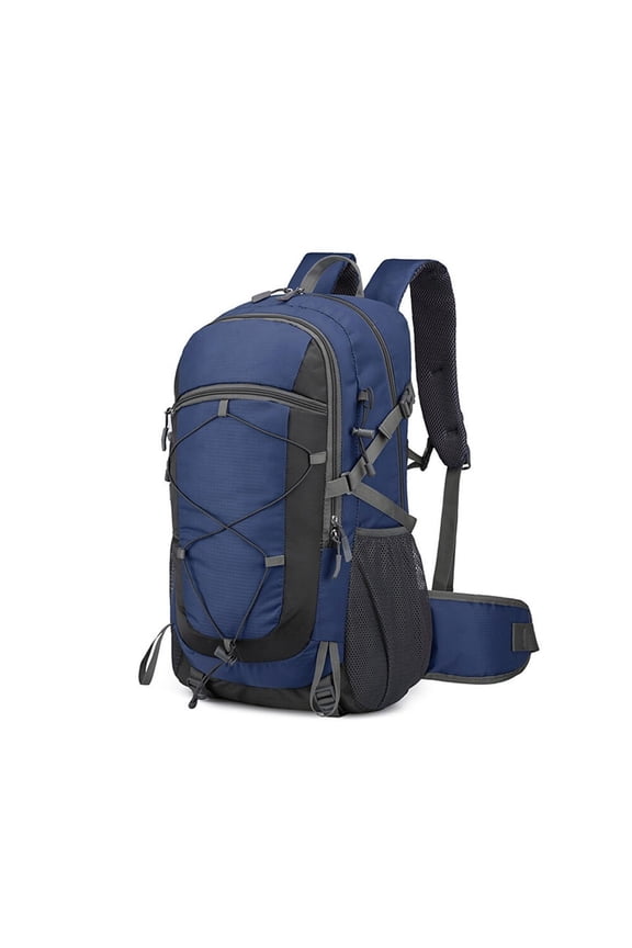 60L Large Capacity Waterproof Hiking Backpack for Outdoor Camping Core Rucksacks, Dark Blue