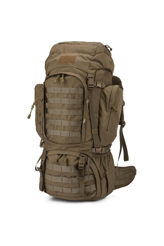 60L Military Internal Frame Backpack for Hiking,Camping,Hunting,Rucksack Backpack with Rain Cover