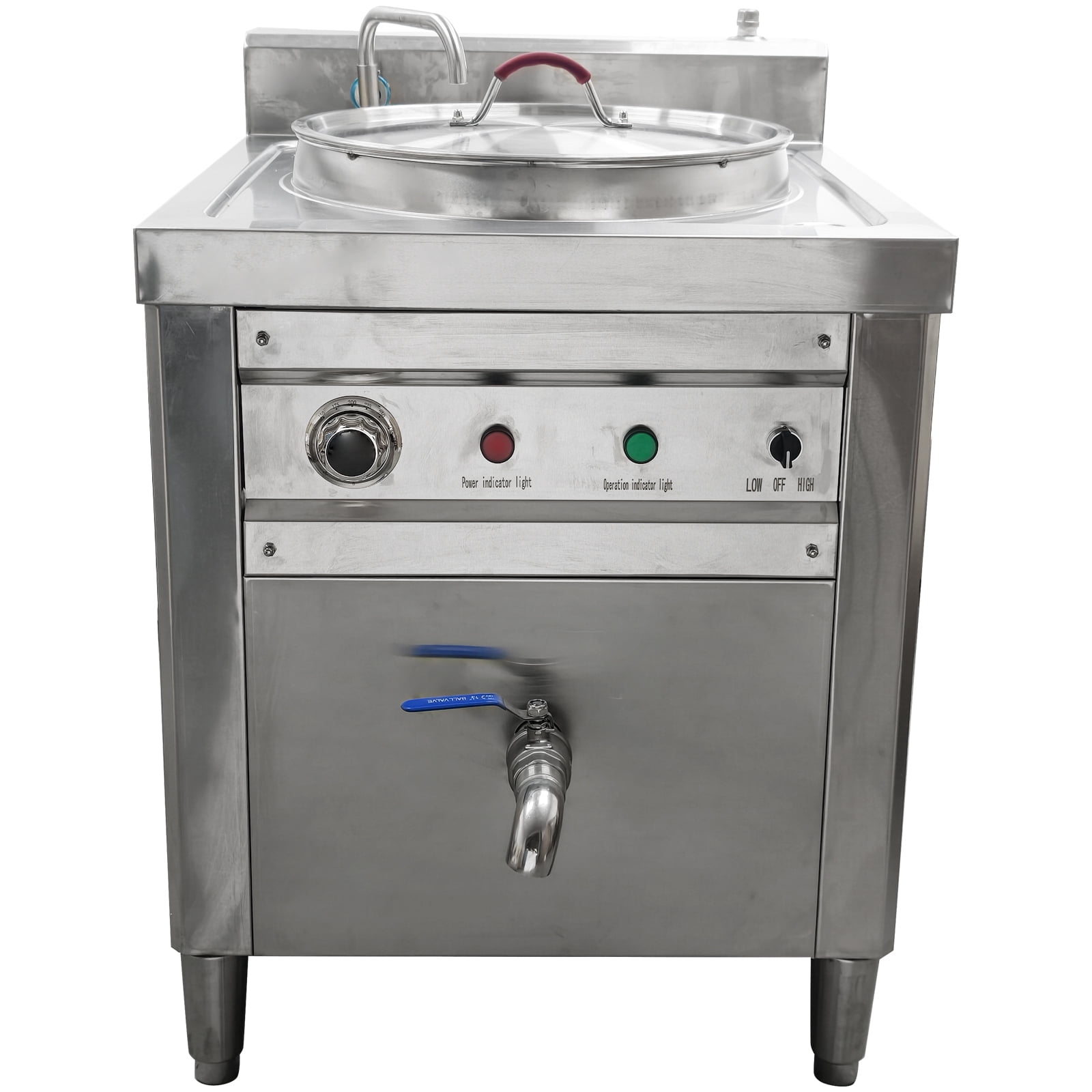 60L Multifunctional Soup Boiler Kettle Commercial Liquid Thermal ...