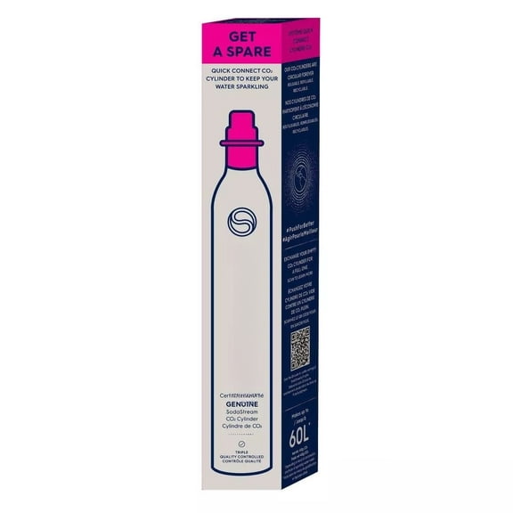 60L Quick Connect CO2 Cylinder Pink