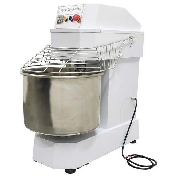 60L Stand Spiral Dough Mixer Double Action Double Speed Flour Kneader Blender Flour Mixing Machine 220V Intelligent Control