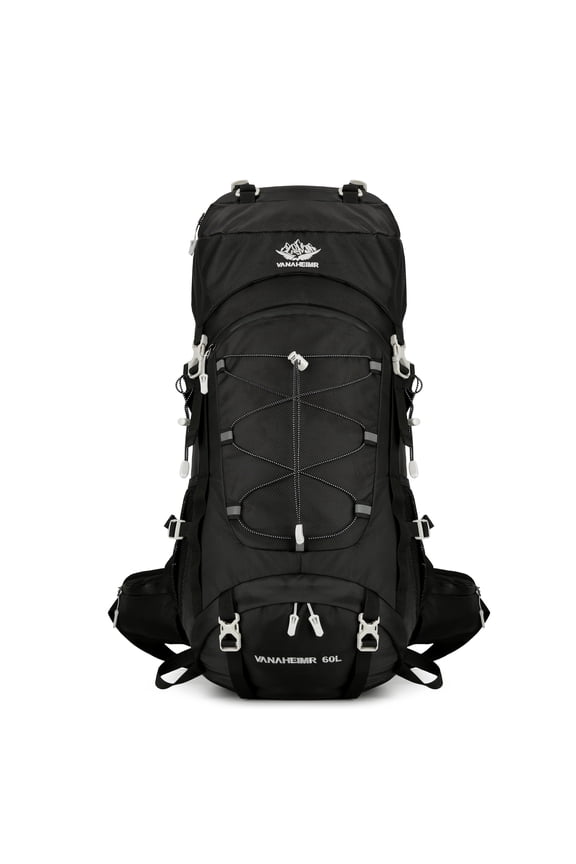 60L Travel Hiking Camping Backpack with Rain Cover, Backpack Water Resistant,Climbing Backpack for Men Women