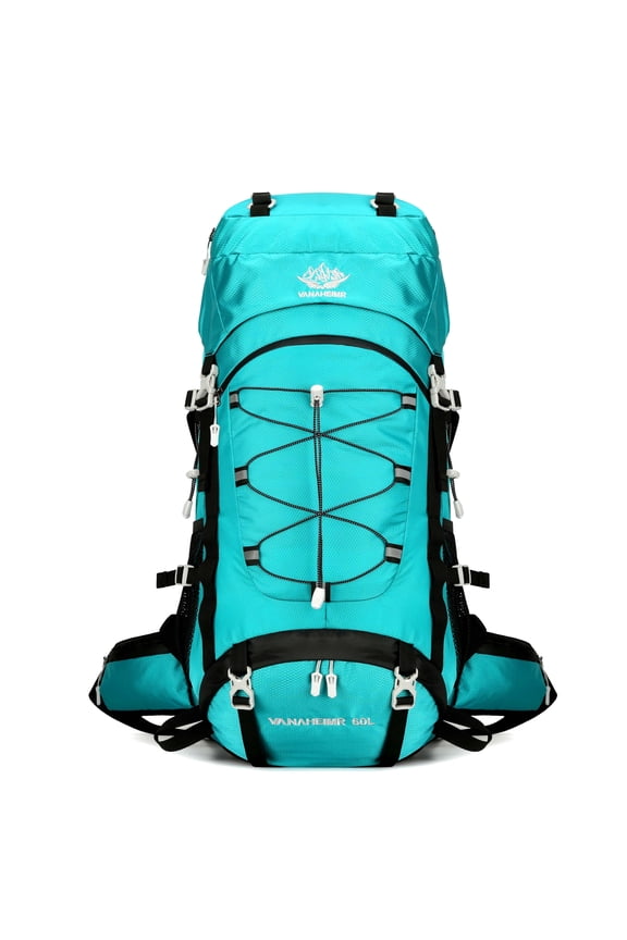 60L Travel Hiking Camping Backpack with Rain Cover, Backpack Water Resistant,Climbing Backpack for Men Women