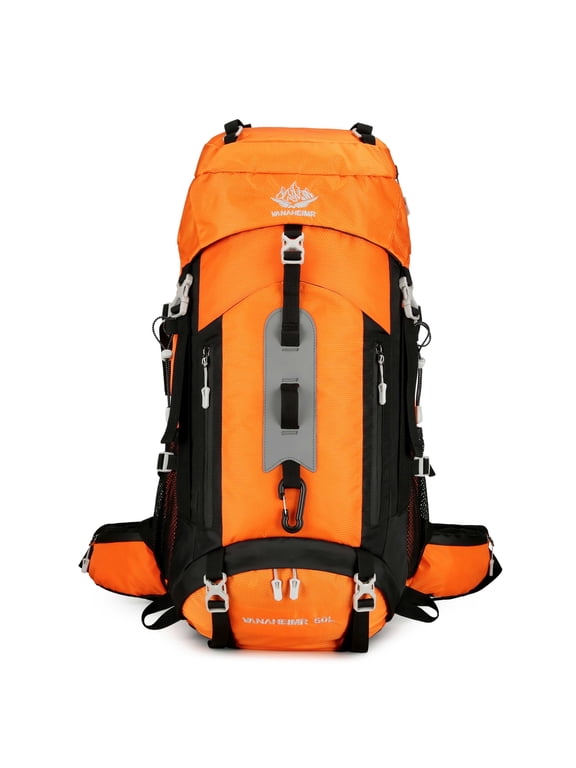 60L Travel Hiking Camping Backpack with Rain Cover, Backpack Water Resistant,Large Backpack for Men Women