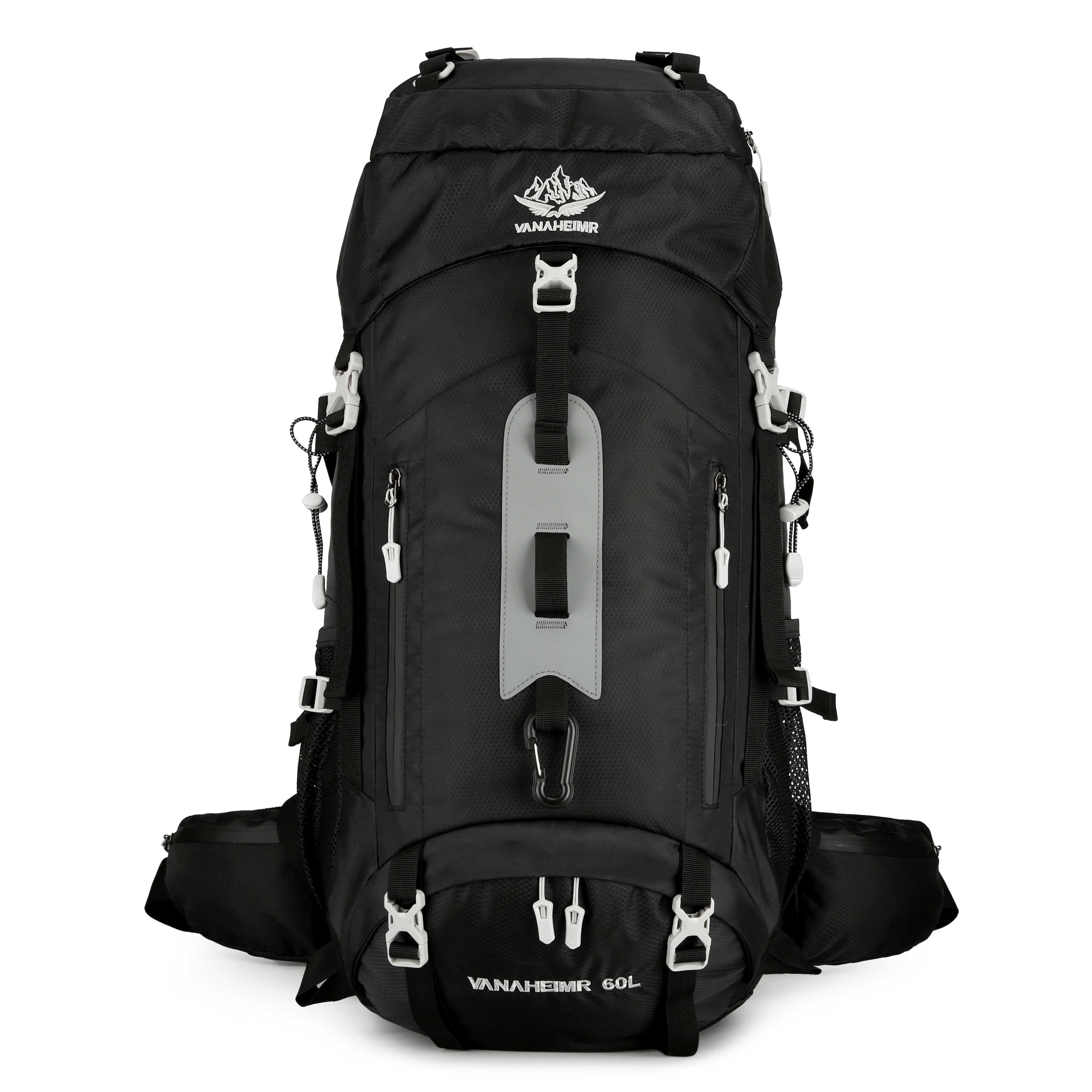 60L Travel Hiking Camping Backpack with Rain Cover, Backpack Water Resistant,Large Backpack for Men Women