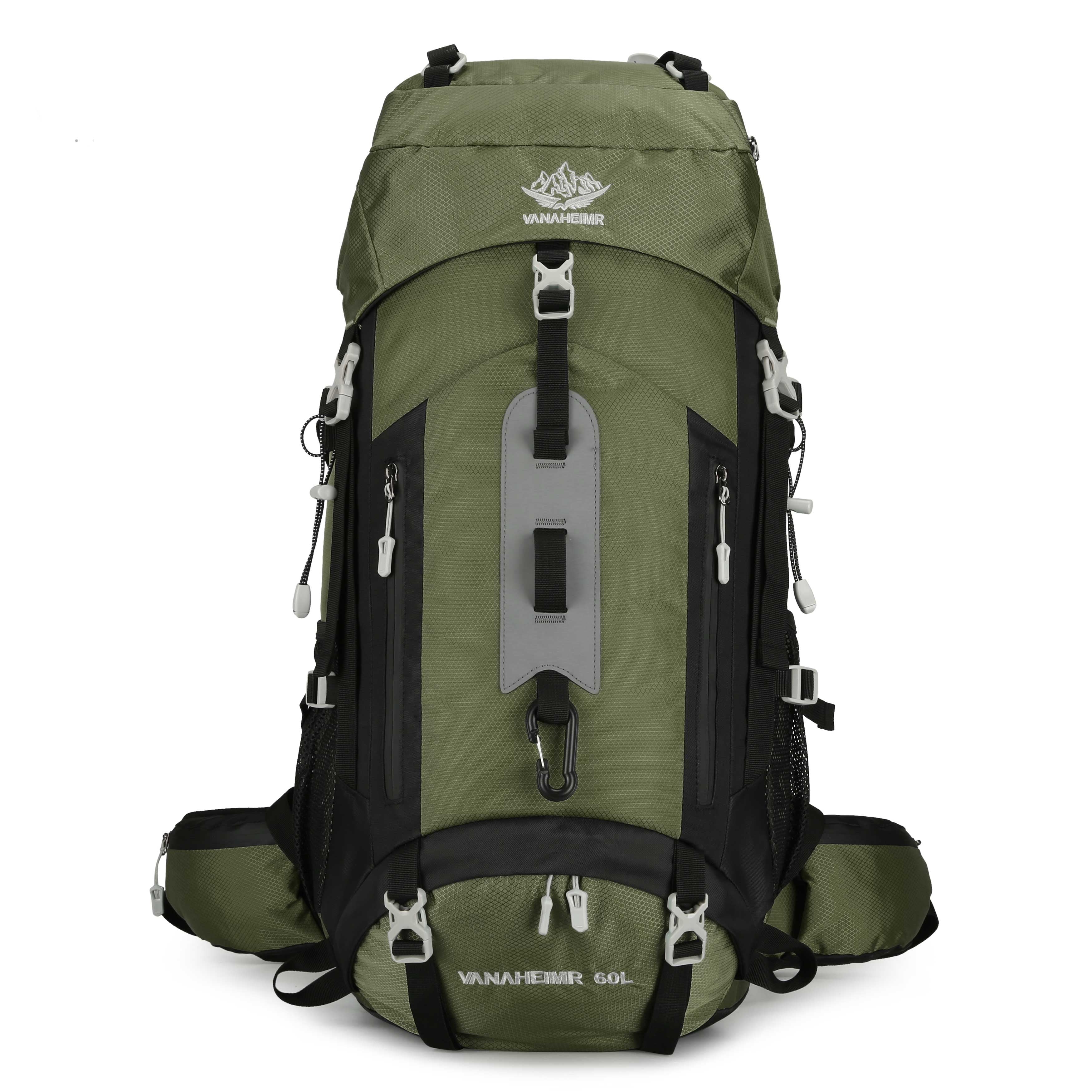 60L Travel Hiking Camping Backpack with Rain Cover, Backpack Water Resistant,Large Backpack for Men Women