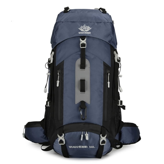 60L Travel Hiking Camping Backpack with Rain Cover, Backpack Water Resistant,Large Backpack for Men Women