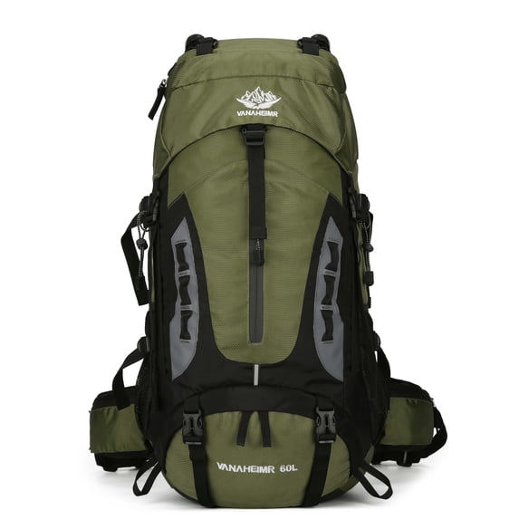 60L Travel Hiking Camping Backpack with Rain Cover,Backpack Water Resistant,Traveling Backpack for Men Women