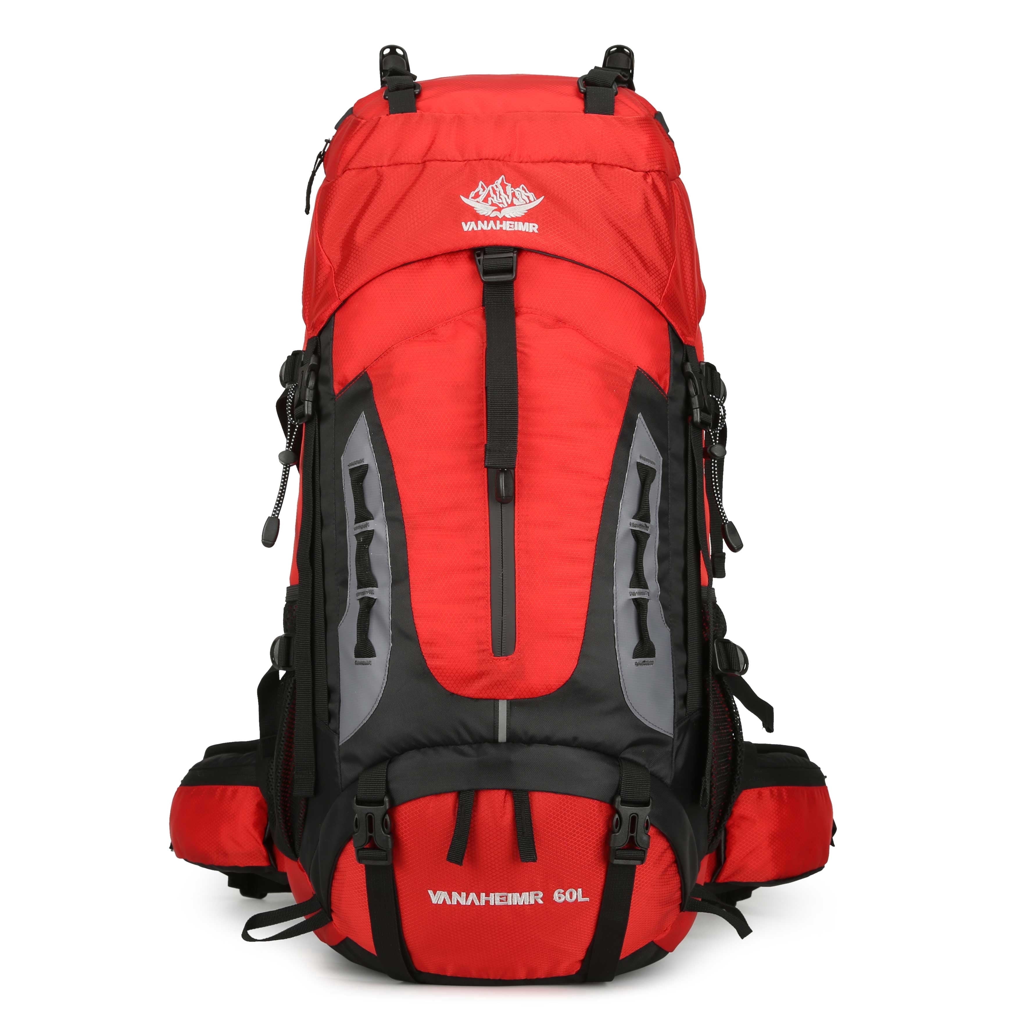 60L Travel Hiking Camping Backpack with Rain Cover,Backpack Water Resistant,Traveling Backpack for Men Women