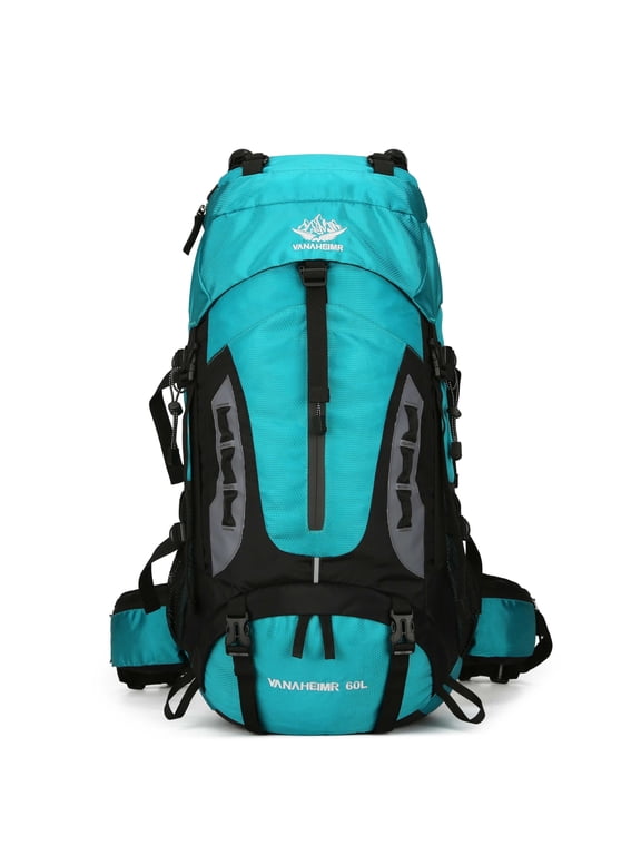 60L Travel Hiking Camping Backpack with Rain Cover,Backpack Water Resistant,Traveling Backpack for Men Women