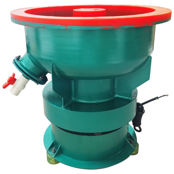 60L Vibration Deburring Polishing Machine Electric Vibratory Grinding Tumbler 220V 3PH for Hardware Part/Wlectrical Part/Bearing/Ceramic