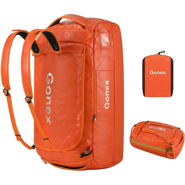 60L Water Repellent Duffel Bag Backpack Outdoor Heavy Duty Duffle Bag ...
