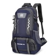 thumbnail image 1 of 60L Waterproof & Durable Hiking Backpack Multi-Pocket Travel Shoulder Bag for Camping Lounging Trekking with Reflective Strips & Whistle (Blue), 1 of 9