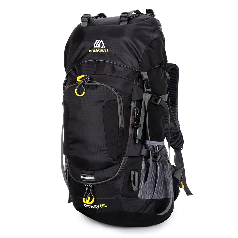60L Waterproof Hiking Backpack Camping Mountain Climbing Cycling Backpack Outdoor Sport Bag with Rain Cover Walmart