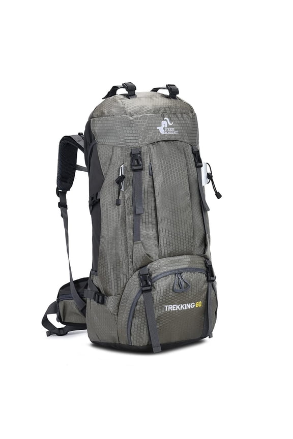 60L Waterproof Lightweight Hiking Backpack with Rain Cover,Outdoor Sport Travel Daypack for Climbing Camping Touring