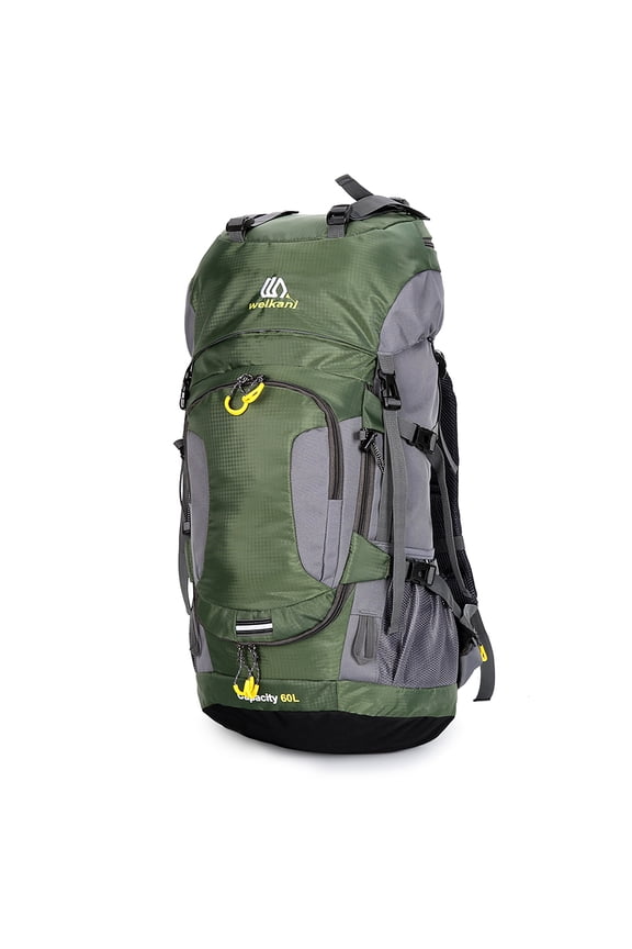 60L Waterproof Sport Backpack for Hiking, Camping, Mountain Climbing, and Cycling - Includes Rain Cover