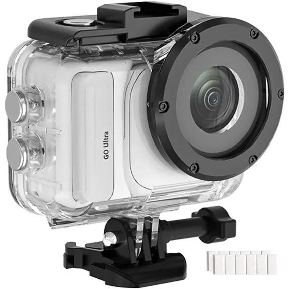 60M/196FT Waterproof Case for Insta360 GO Ultra Action Camera, Underwater Diving Case Protective Housing Shell for Insta360 GO Ultra Sports Camera Accessories