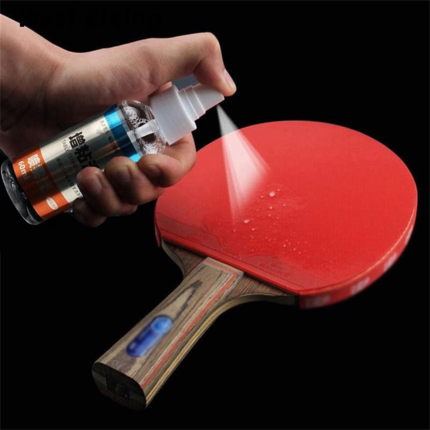 60ML Table Tennis Paddle Cleaner, PingPong Paddle Cleaner with Sponge