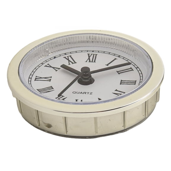 60MM Quartz Clock Inserts Movement Replacement DIY Gold Arabic Numbers