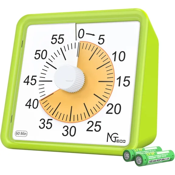 60Min Visual Timer For Kids Adults Autism Adhd Classroom Kitchen Cooking Office